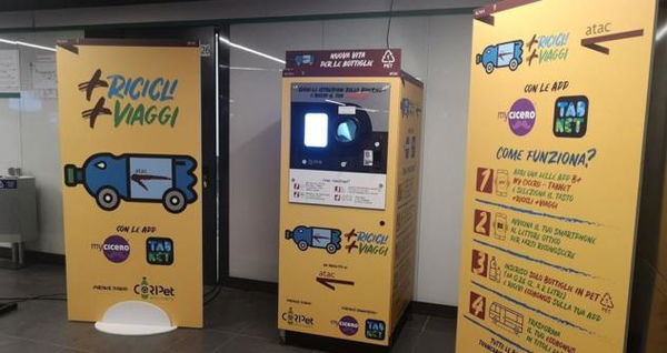 A Roma si potrà viaggiare gratis sui mezzi pubblici riciclando bottiglie di plastica