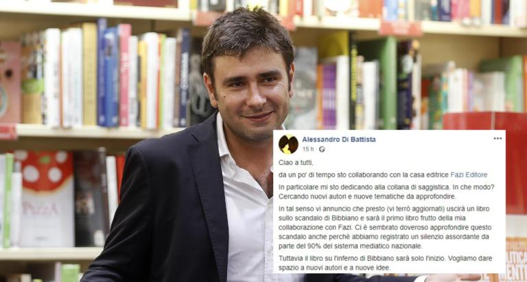 Di Battista annuncia la sua prima ‘opera’ da talent scout: già pronto un libro sul caso Bibbiano