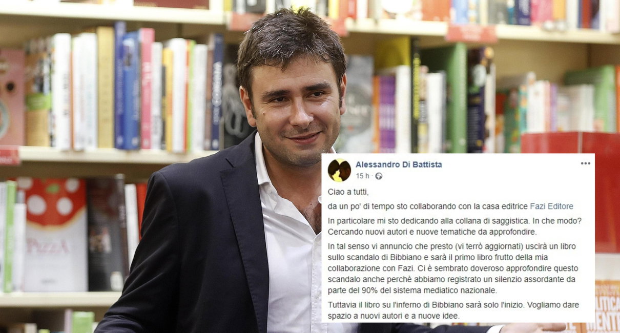 Di Battista annuncia la sua prima ‘opera’ da talent scout: già pronto un libro sul caso Bibbiano article-post