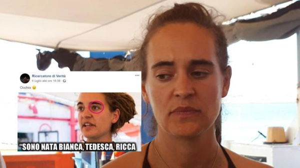 Carola Rackete non è solo ricca e annoiata: ora è anche rettiliana