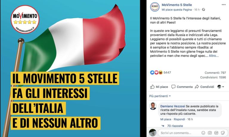 Di Maio punzecchia Salvini sull’audio di BuzzFeed: «Noi mai in contatto con petrolieri»