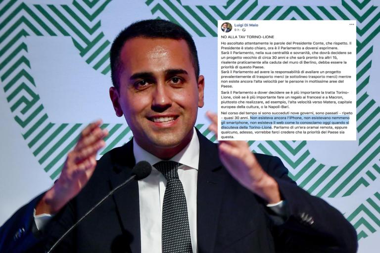 Il sì di Conte sulla Tav fa confondere Di Maio sui concetti di smartphone e iPhone