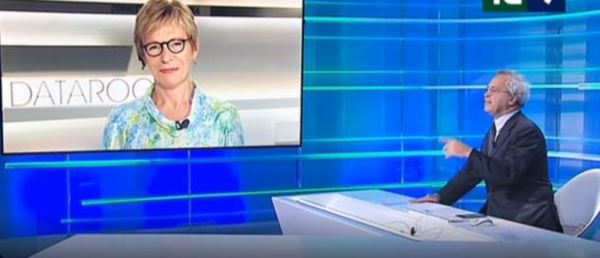 Incendio negli studi del Tg La7. Mentana: «A domani, fiamme permettendo» | VIDEO