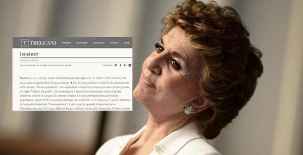 I fan di Franca Leosini finiscono sull’Enciclopedia Treccani