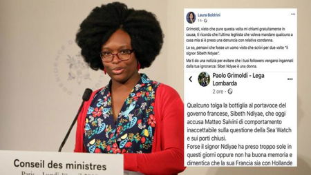 Il deputato della Lega si rivolge alla portavoce francese come se fosse un uomo (e la invita a casa della Boldrini) article-post