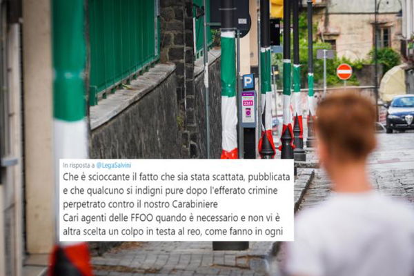 Carabiniere ucciso, l’altra prof che invece consiglia alle forze dell’ordine «un colpo in testa al reo»