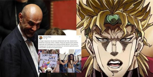 Il leghista Pillon ha scambiato un personaggio dei fumetti per Dio