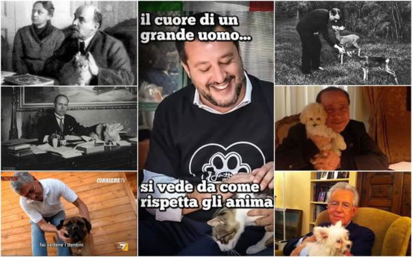 La Lega scrive: «Il cuore di un grande uomo si vede da come rispetta gli animali»