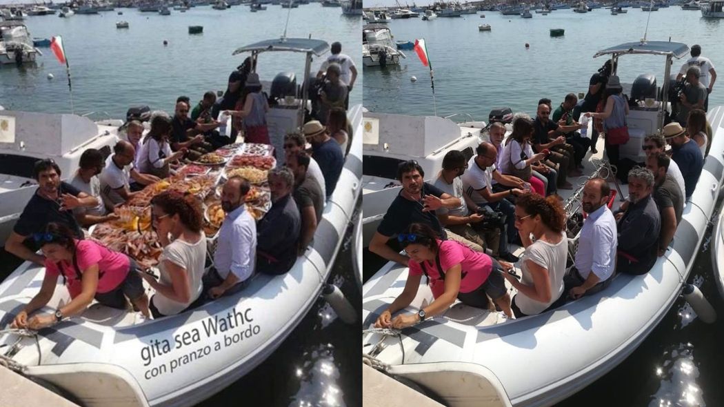 È stato un deputato della Lega a diffondere la foto fake del «banchetto Pd» vicino alla Sea Watch article-post
