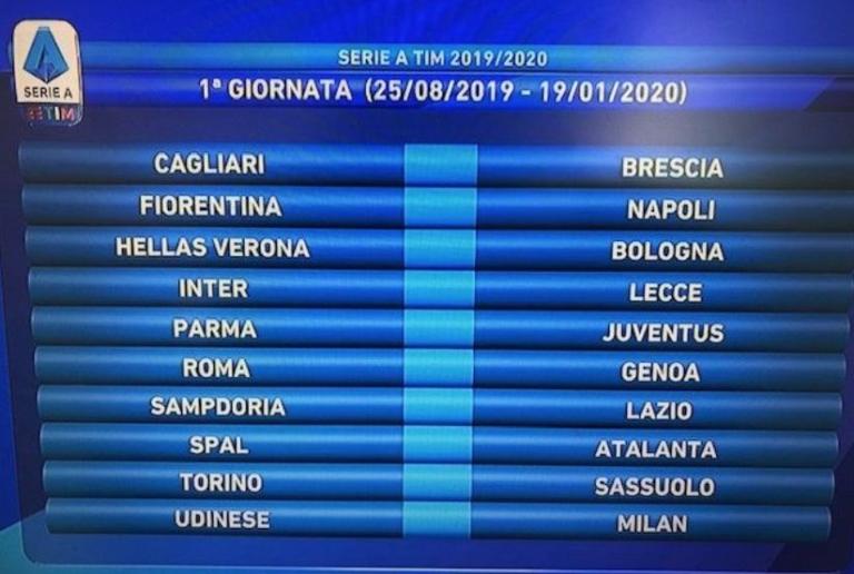 Serie A 2019/2020, la Juventus ricomincia da Parma
