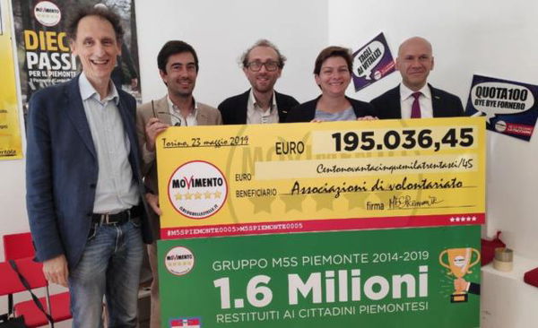 Il M5S del Piemonte fece una donazione alla onlus Hansel e Gretel di Bibbiano