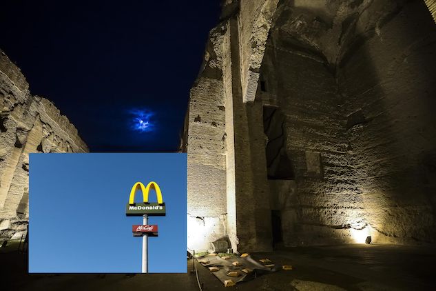 Il Mibac contro il McDonald’s: No al ristorante alle Terme di Caracalla