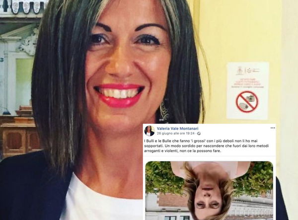 Valeria Montanari, assessore del Pd, ha pubblicato una foto di Giorgia Meloni a testa in giù