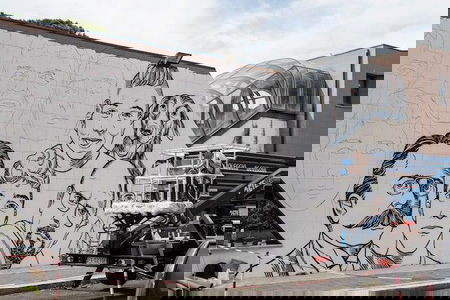 Ostia, cancellati alcuni volti del murales contro la Mafia. Il M5S: «Simulacro della sinistra» article-post