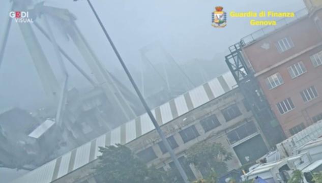 video inedito Ponte Morandi