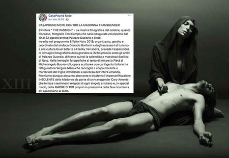 Casapound si scaglia contro la Madonna Transgender. Ma la mostra a Noto non si farà article-post