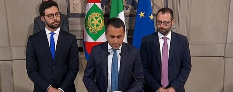 Luigi Di Maio: «Abbiamo detto a Mattarella che c’è l’accordo col Pd con Conte presidente»