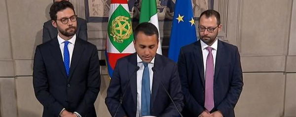 Luigi Di Maio: «Abbiamo detto a Mattarella che c’è l’accordo col Pd con Conte presidente»