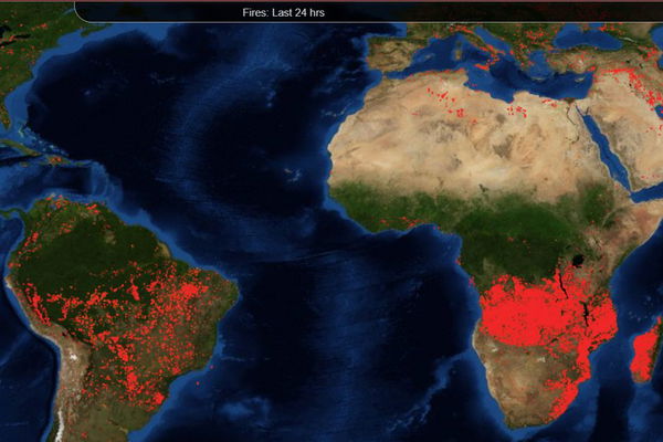 L’Africa sta bruciando più dell’Amazzonia, ma nessuno ne parla