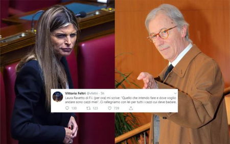Feltri e i doppi sensi contro Laura Ravetto: «Dove va sono caz*i suoi? Con tutti quelli a cui deve badare» article-post