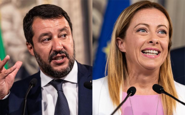 Salvini e Meloni discutono su quando scendere in piazza