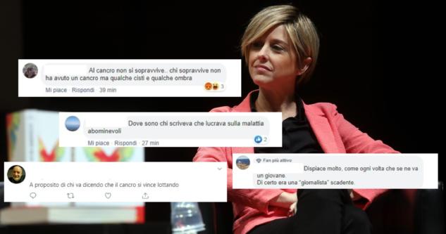 Sui social c’è chi fa ironia sulla morte di Nadia Toffa: «Diceva che al cancro si sopravvive lottando» article-post