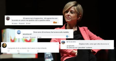 Sui social c’è chi fa ironia sulla morte di Nadia Toffa: «Diceva che al cancro si sopravvive lottando» article-post