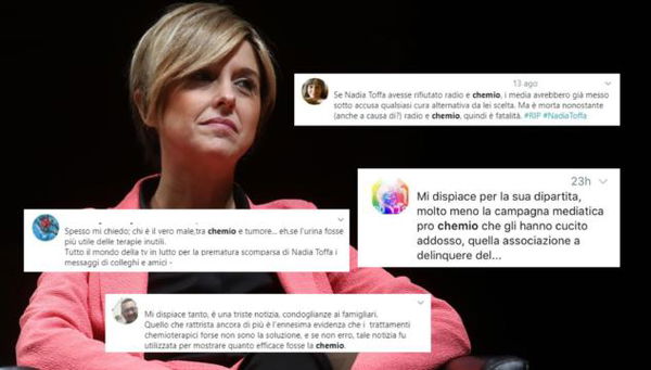 Il complotto social sulla morte di Nadia Toffa: «Uccisa dalla chemio, non dal cancro»