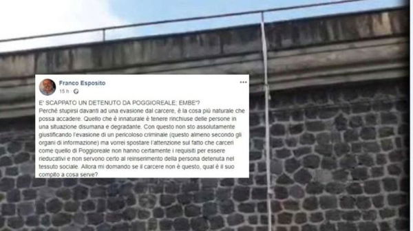 Il cappellano di Poggioreale sull’evasione: «È la cosa più naturale che possa accadere»