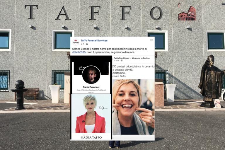 Usano il nome di Taffo per fare post meschini su Nadia Toffa