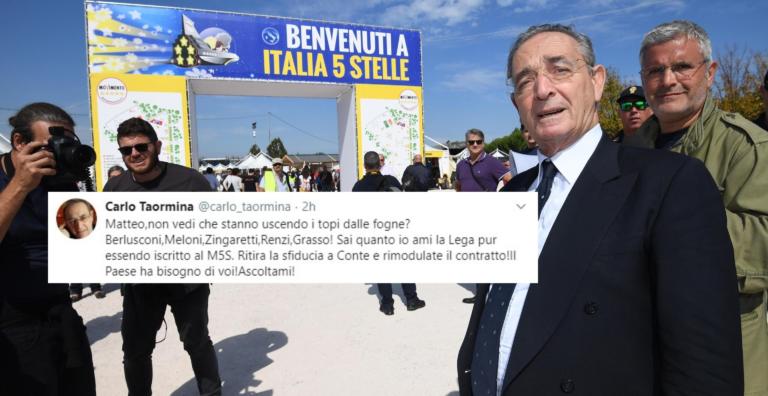 Carlo Taormina paragona Berlusconi, Meloni, Zingaretti, Renzi e Grasso a «topi che stanno uscendo dalle fogne»