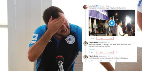‘Vujadin Boskov’ batte Salvini (e Luca Morisi) sui social