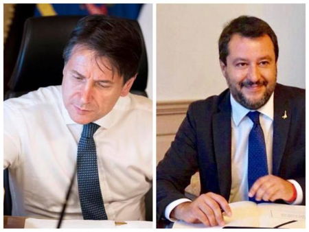 Giuseppe Conte straccia Matteo Salvini su Facebook: la sua lettera ha il doppio dei like della risposta article-post