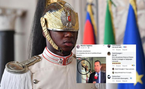 Ancora insulti sul web per il corazziere nero durante le consultazioni