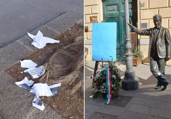 A Porto Empedocle è stato strappato il manifesto per il trigesimo di Camilleri