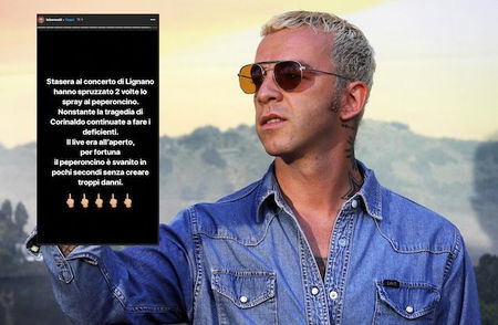 Lignano, Salmo interrompe il concerto per lo spray urticante e sventa una nuova Corinaldo article-post