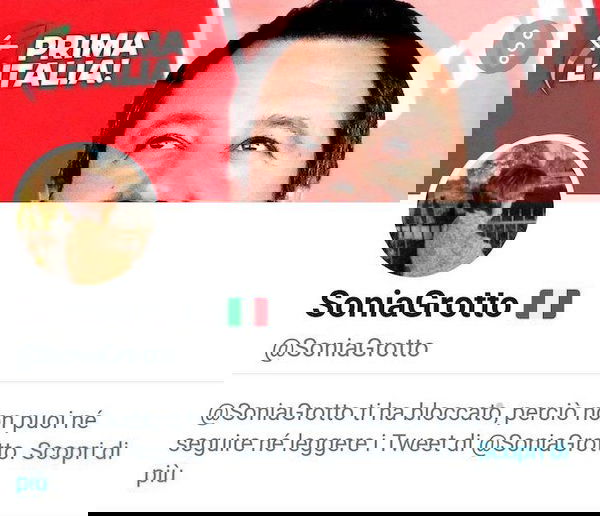 Il mistero social di Sonia Grotto, l’account che blocca tutti e che ora è scomparso
