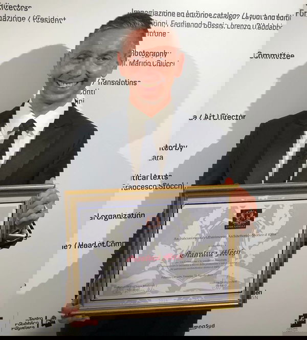 Venezia 76, Gianluca Mech è ambasciatore del patrimonio storico d’Italia