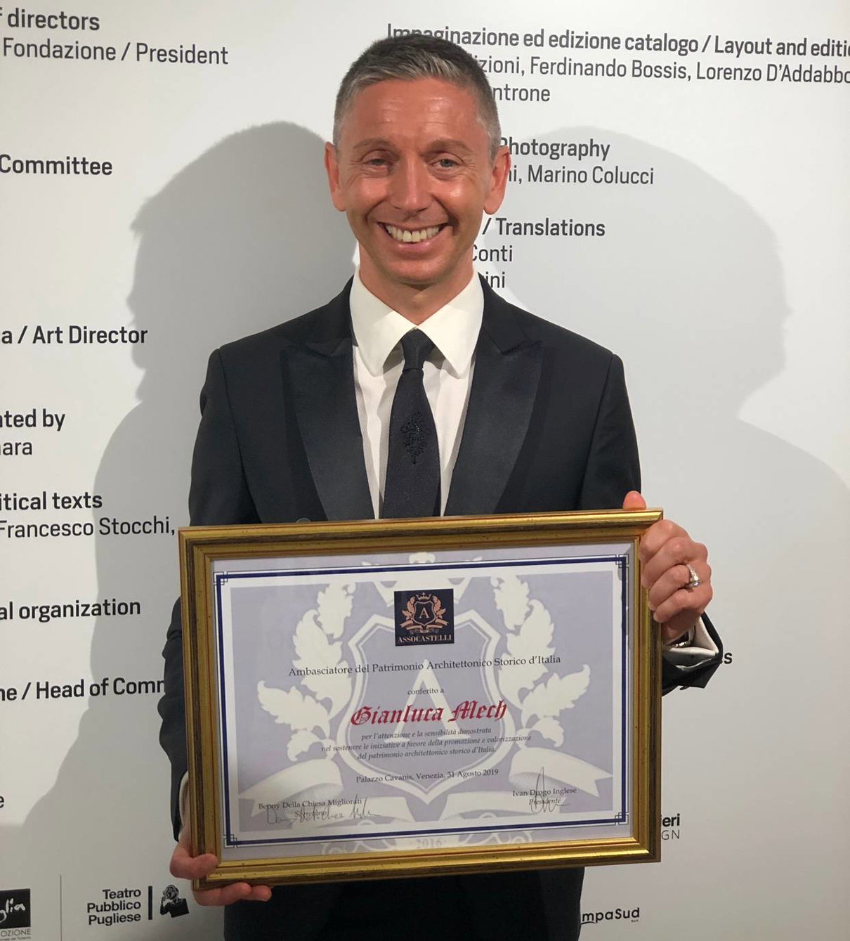Venezia 76, Gianluca Mech è ambasciatore del patrimonio storico d’Italia article-post
