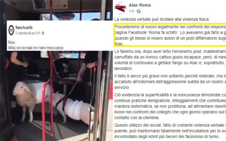 L’Atac ha querelato la pagina Facebook ‘Roma fa schifo’