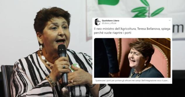 La bufala di Libero su Teresa Bellanova: non ha mai detto di aprire i porti per aumentare la manodopera nei campi article-post