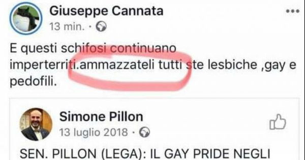 Vercelli, il consigliere che scriveva «gay e lesbiche, ammazzateli tutti» non si dimette. Ma cita il Vangelo