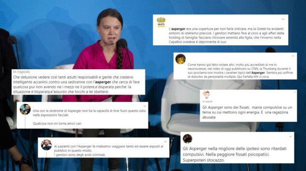 Greta Thunberg insultata sui social per il suo Asperger. E ci sono anche i soliti complottisti
