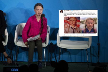 Lo scrittore di destra che paragona Greta Thunberg alle bambine della propaganda di Goebbels article-post