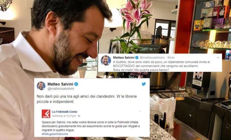 La polemica incoerente di Salvini sul dipendente comunale di Gubbio che boicotta i sostenitori della Lega