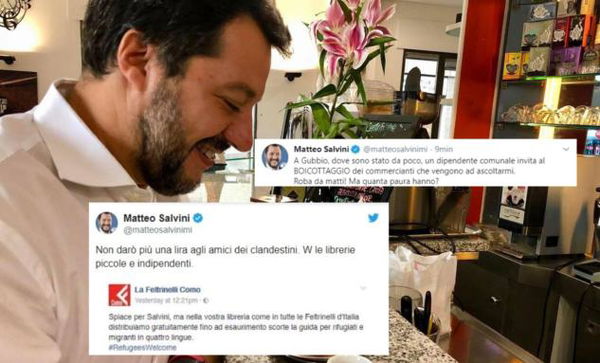 La polemica incoerente di Salvini sul dipendente comunale di Gubbio che boicotta i sostenitori della Lega