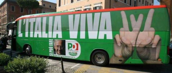 Italia Viva è stato anche uno degli slogan della campagna elettorale di Veltroni nel 2008