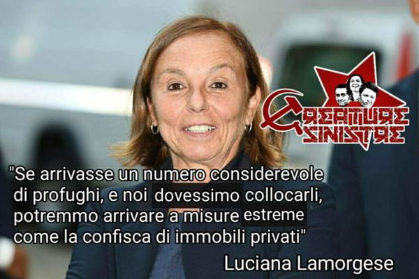 La bufala su Lamorgese che vuole confiscare immobili privati per darli ai migranti
