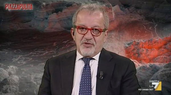 Maroni ha abbandonato lo studio di Piazzapulita mentre si parlava di Russiagate