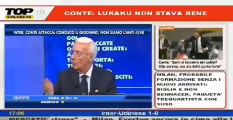 TopCalcio24 e l’opinionista che spiega come Lukaku si possa fermare «dandogli le banane» | VIDEO